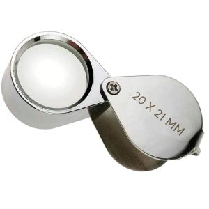 LUPA ENTOMOLOGICA 20X X 21MM CROMADO