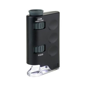 MACROSCOPIO DE BOLSILLO 60 -100X C/LUZ LED