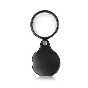 LUPA DE 10X / 45MM PLEAGABLE DE BOLSILLO CON FUNDA