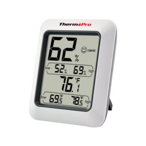 TERMOHIGROMETRO MEDIDOR DE TEMP/HUM MIN Y MAX (TP-50)